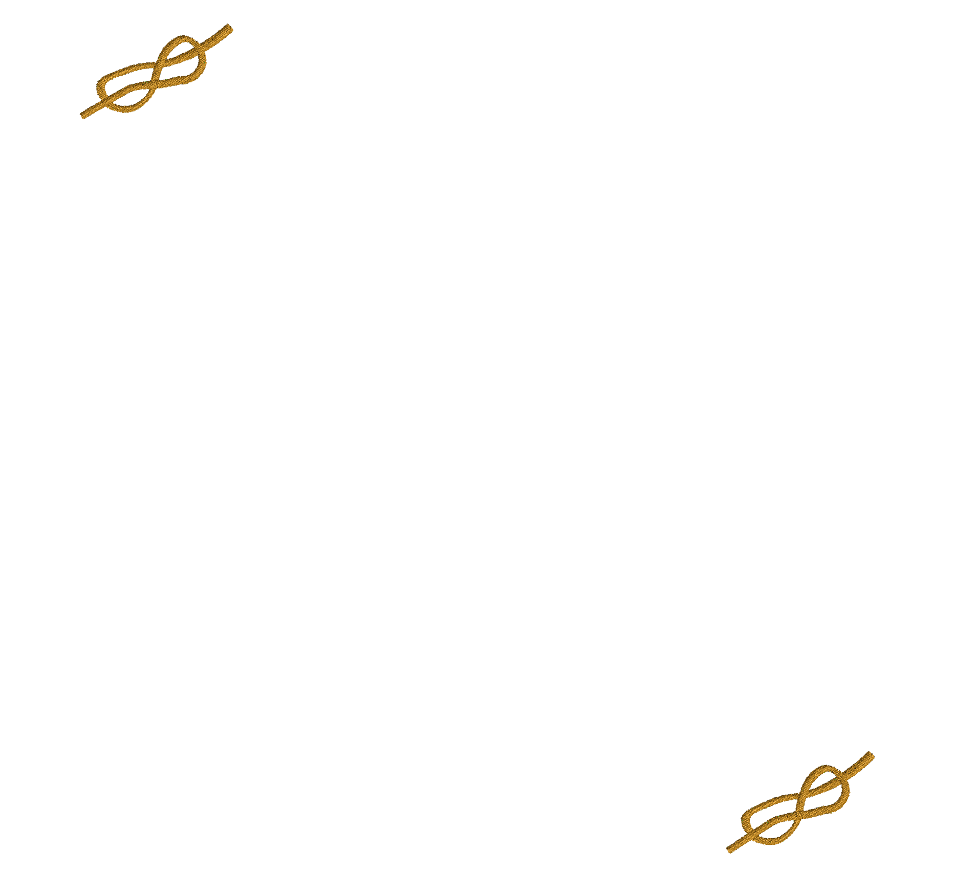 Cordon REAA Franc-Maçonne Lacs d'amour