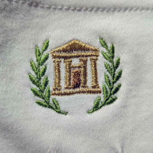 Gants maçonniques Temple et Acacia