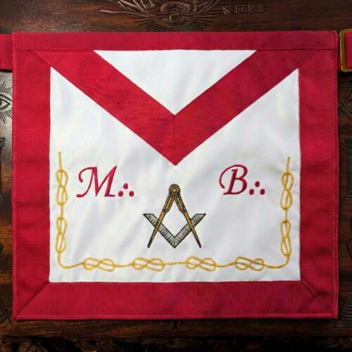 Tablier maçonnique Rite Écossais Tablier maçonnique Rite Écossais lacs d'amour