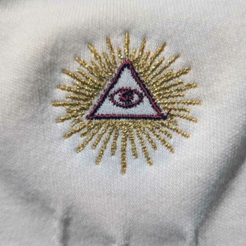 Gants maçonniques Delta Lumineux