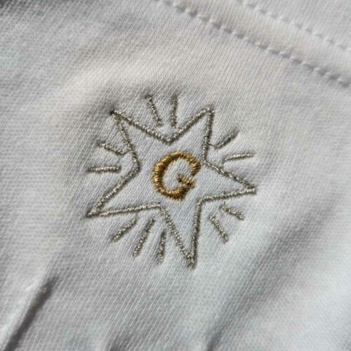 Gants maçonniques Étoile Flamboyante