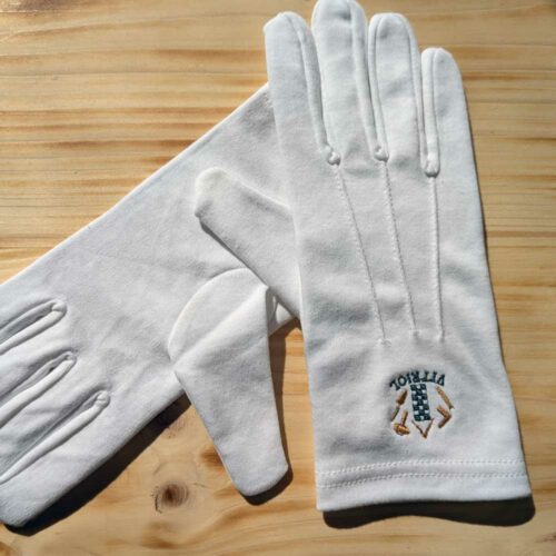 Gants maçonniques Pavé Mosaïque